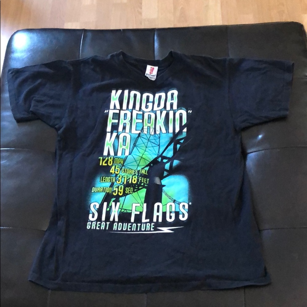 COPY - Kingda “Freakin” Ka Six flags tee shirt